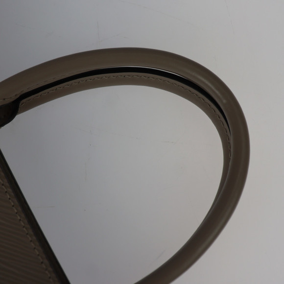 Louis Vuitton Sac Plat PM Epi Leather Tote Bag 2way Shoulder Bag Galle Beige - Picture 7 of 9